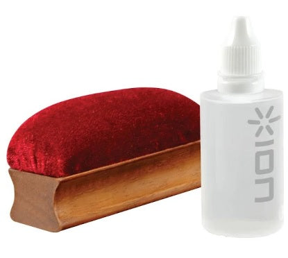 ION Vinyl Alive LP Record Kit de limpieza - Cepillo de madera - Líquido de limpieza de vinilo