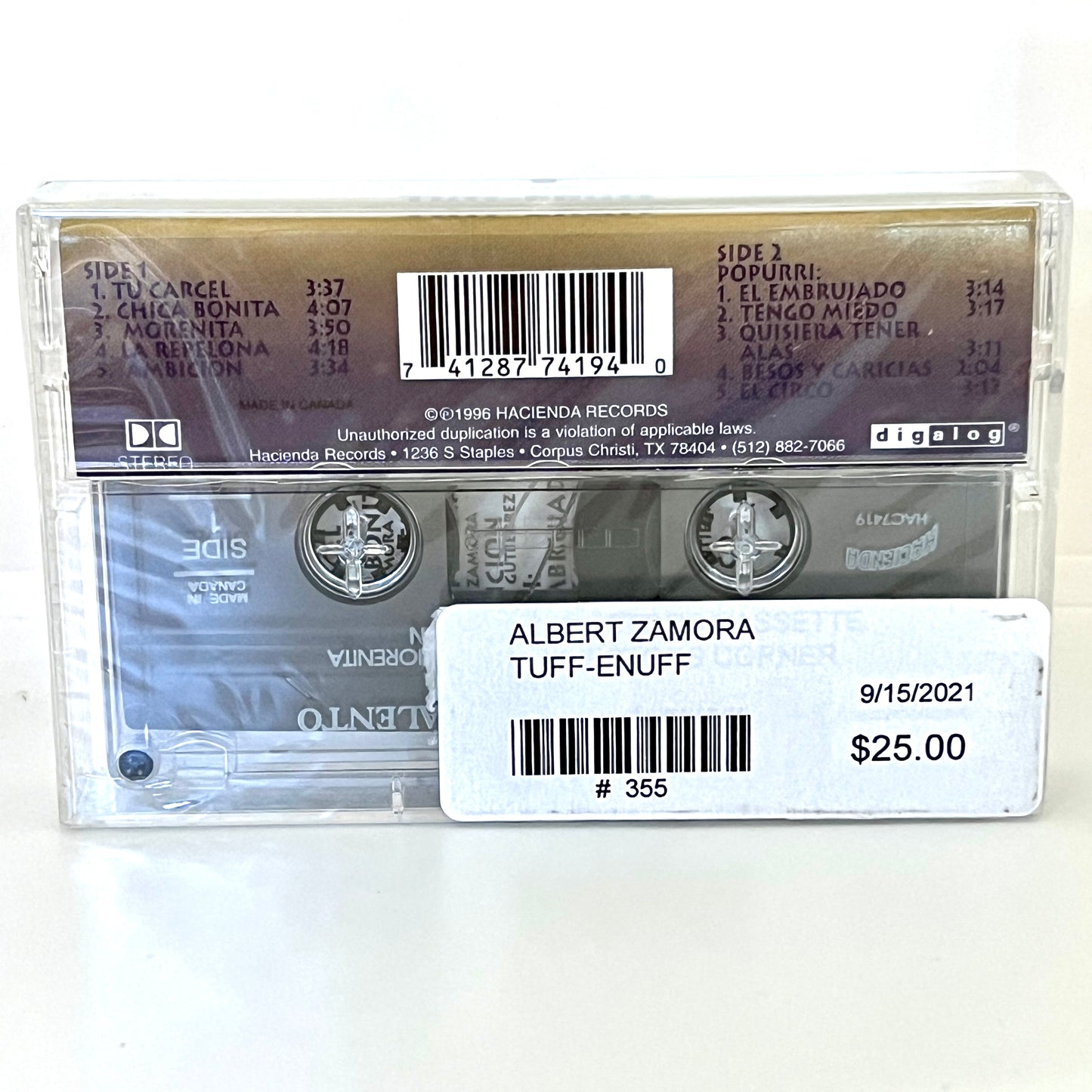 Albert Zamora Y Talento - Tuff-Enuff (Cassette)