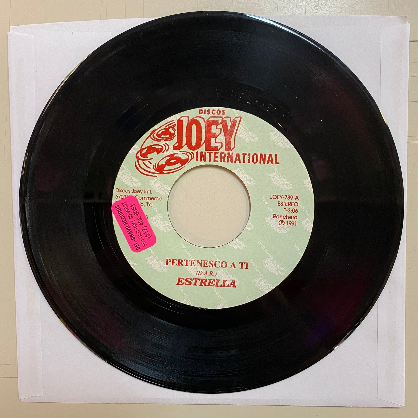 Estrella - “Pertenesco a Ti” / “Tu Carcel” (45 rpm)