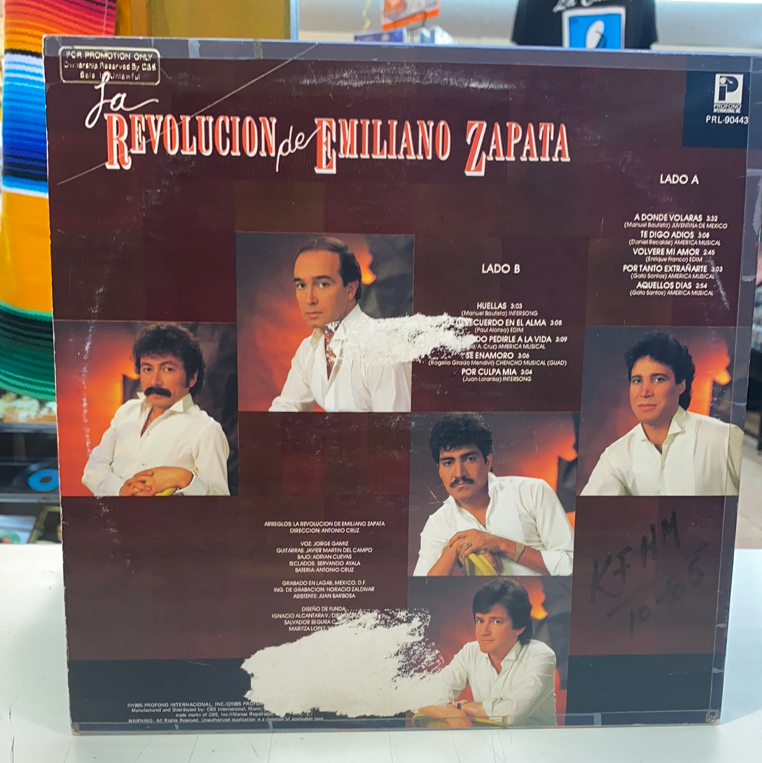 Los Revolucion De Emiliano Zapata (Vinyl)