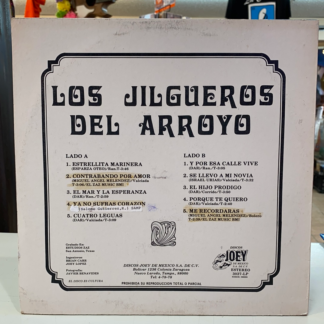 ロス ジルゲロス デル アロヨ - (アナログ盤)