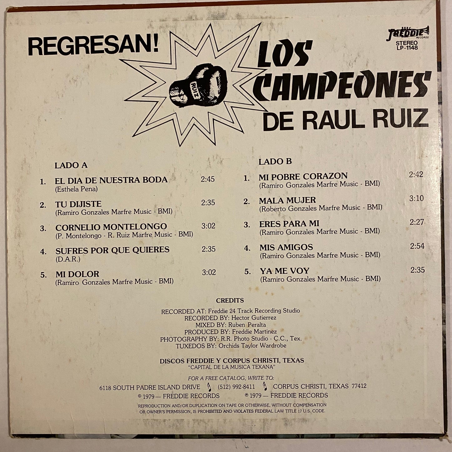 Los Campeones De Raul Ruiz -Regresan!(Vinyl)
