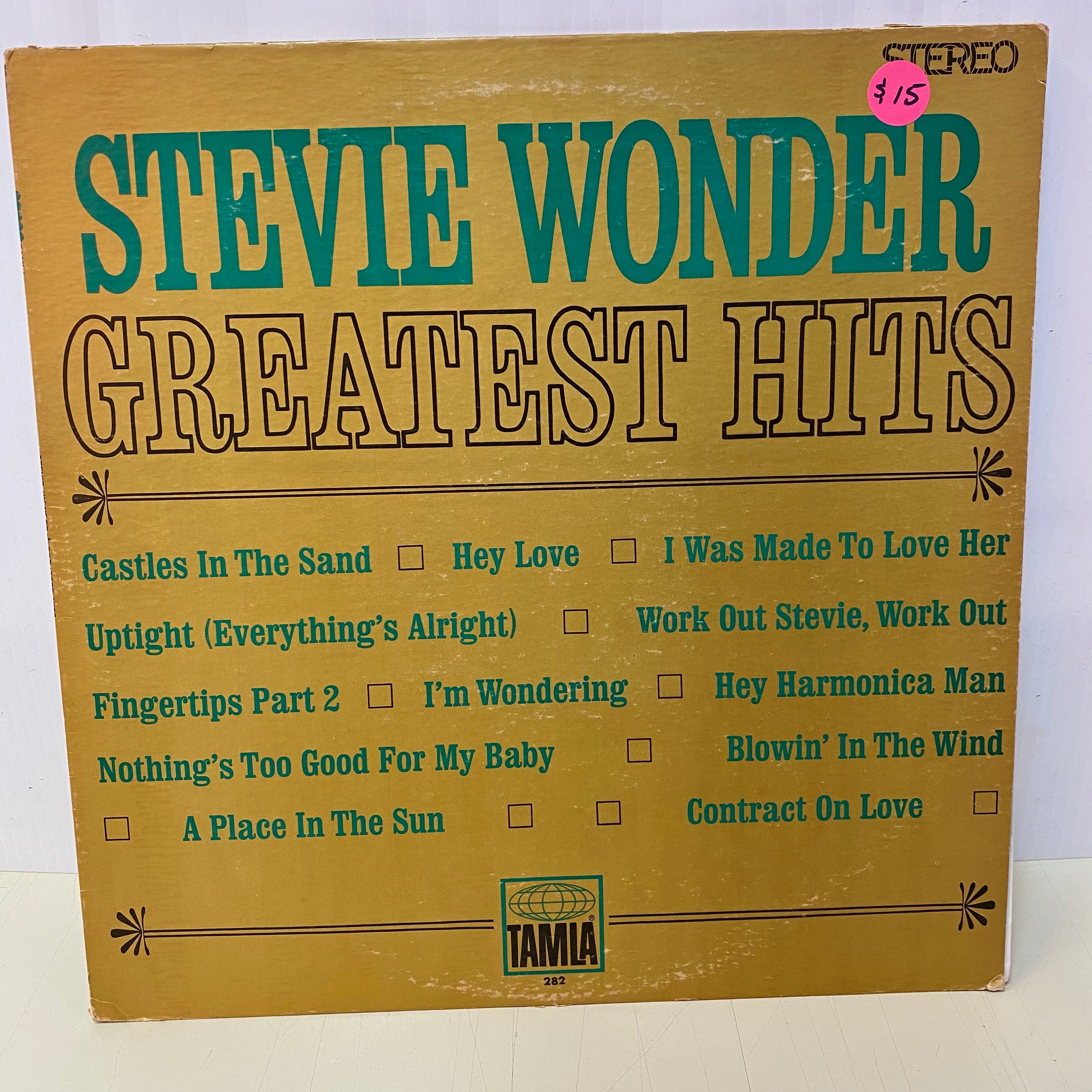 Stevie Wonder Greatest Hits Vinyl Del Bravo Record Shop 7042