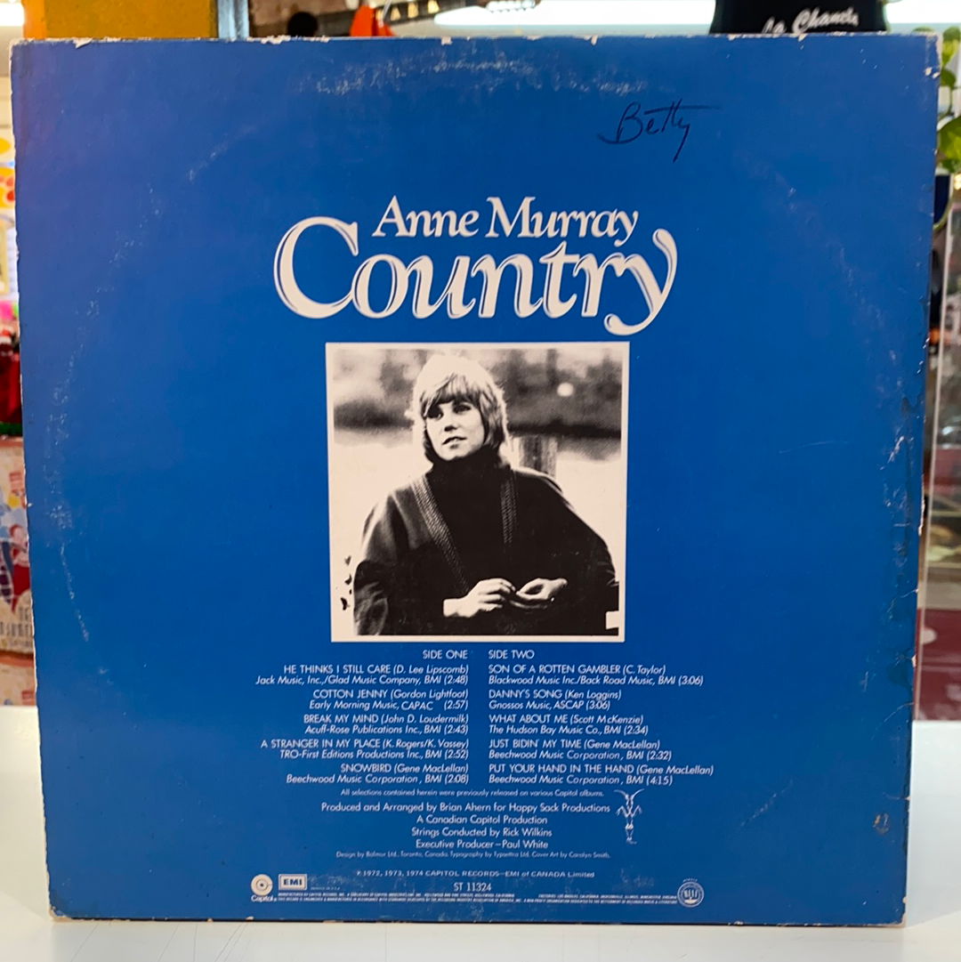 Anne Murray - Country (Vinyl)