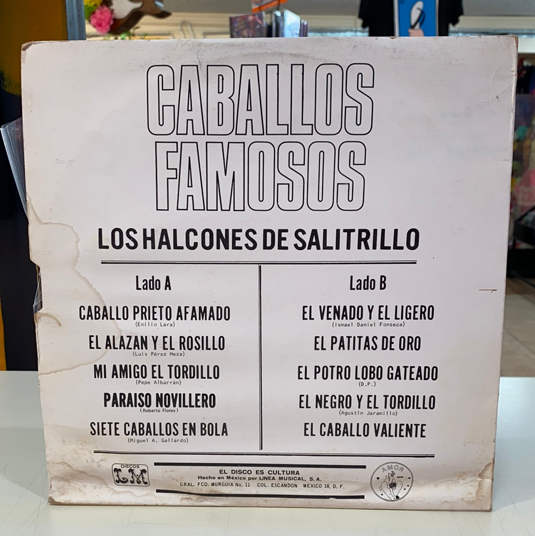 Los Halcones De SalItrillo - Caballos Famosos (Vinyl)