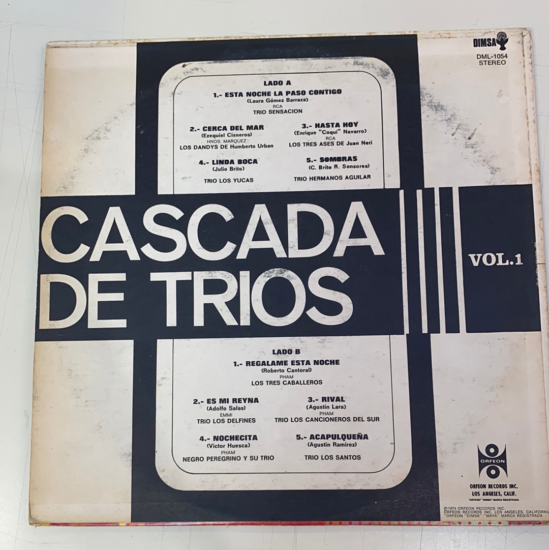 Cascada De Trios Vol. 1 - Various Artists (ビニールレコード)