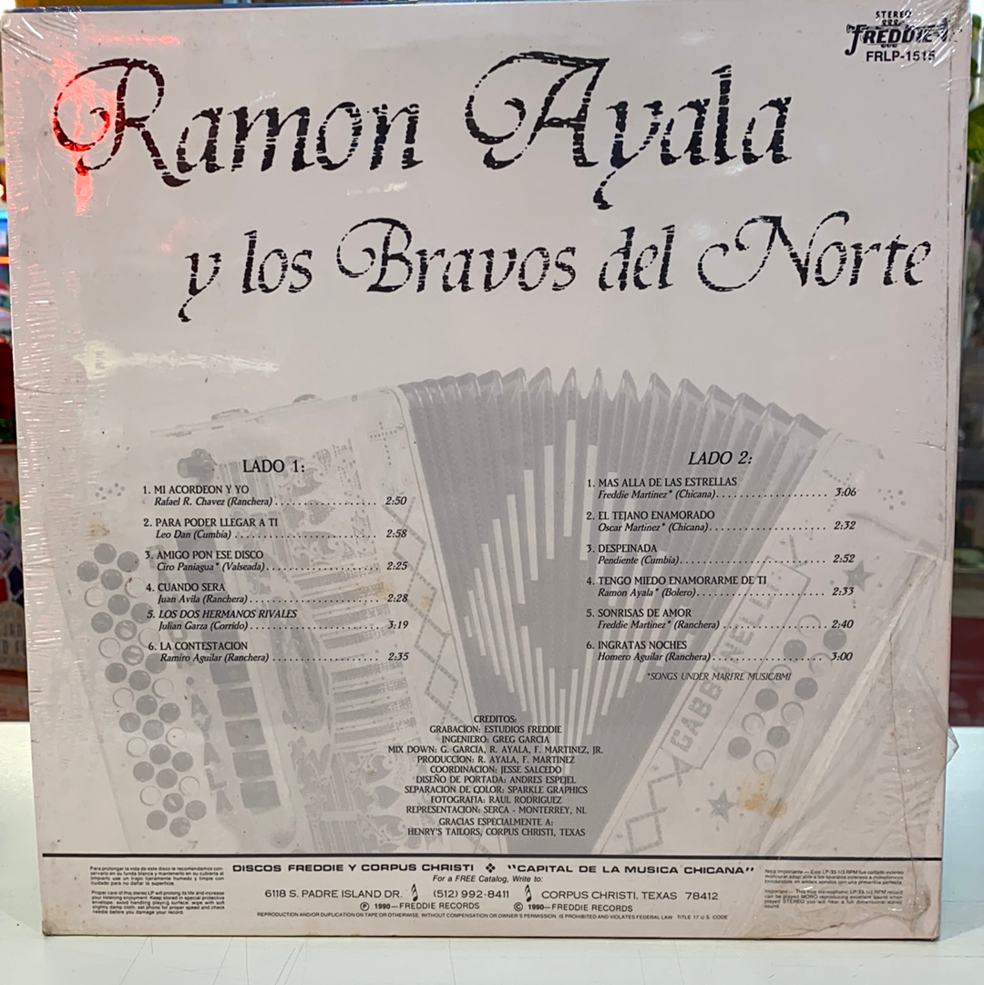 Ramon Ayala Y Los Bravos Del Norte - Mi Acordeon Y Yo (Vinyl)