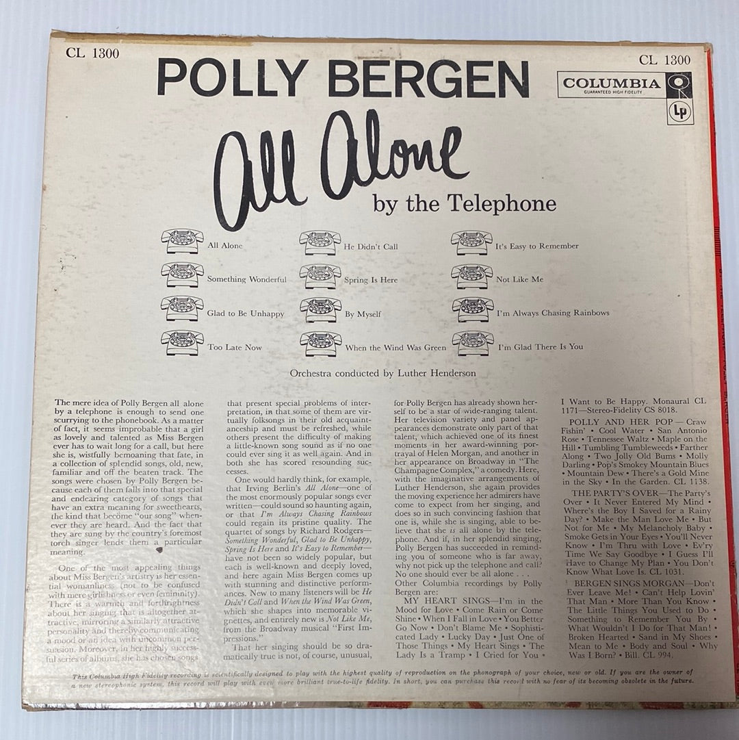 Polly Bergen - All Alone By The Telephone