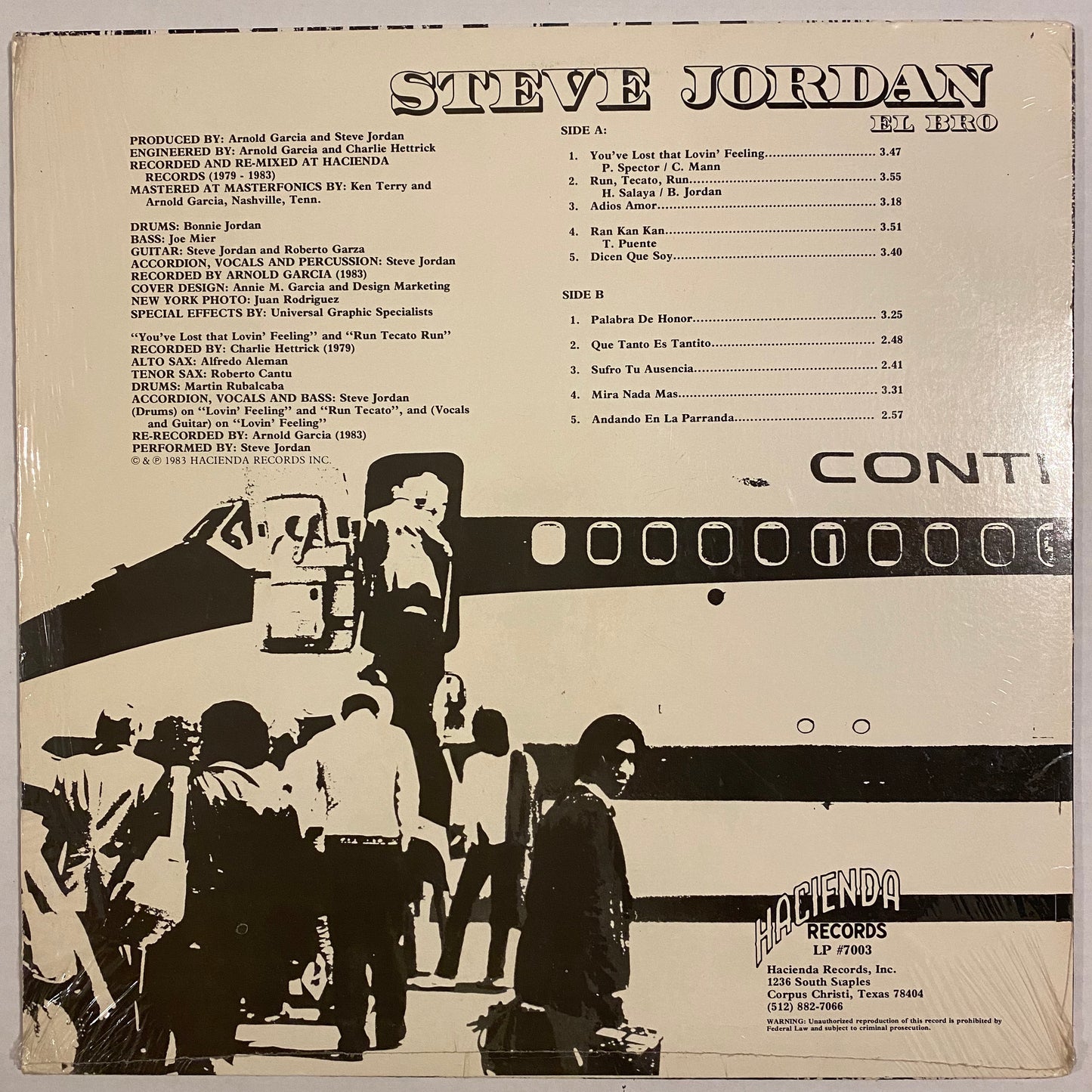 Steve Jordan - El Bro (Vinilo abierto)