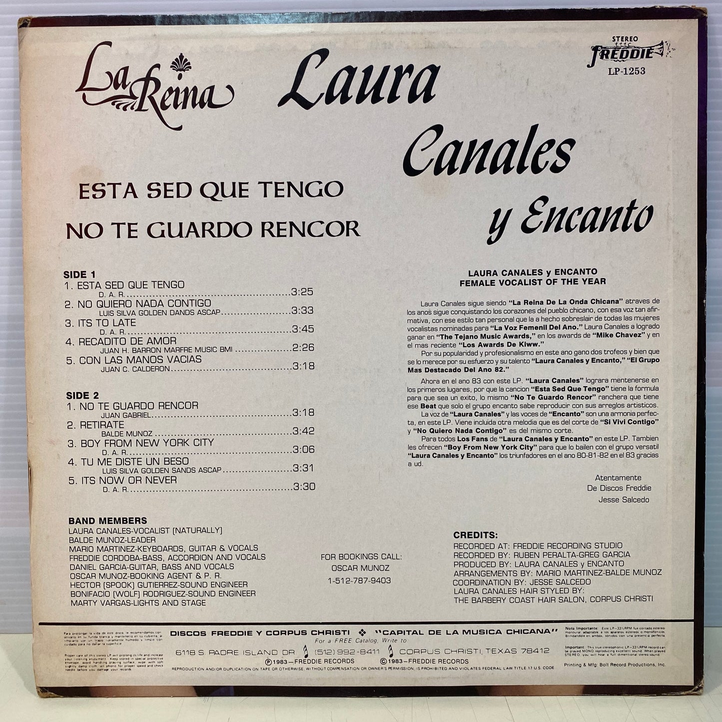 Laura Canales Y Encanto - La Reina (Open Vinyl)