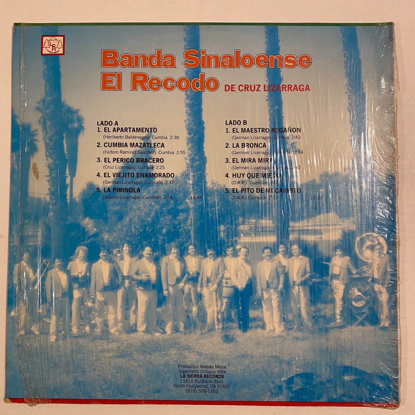 Banda Sinaloense El Recodo De Cruz Lizarraga - El Apartamento (Vinyl)