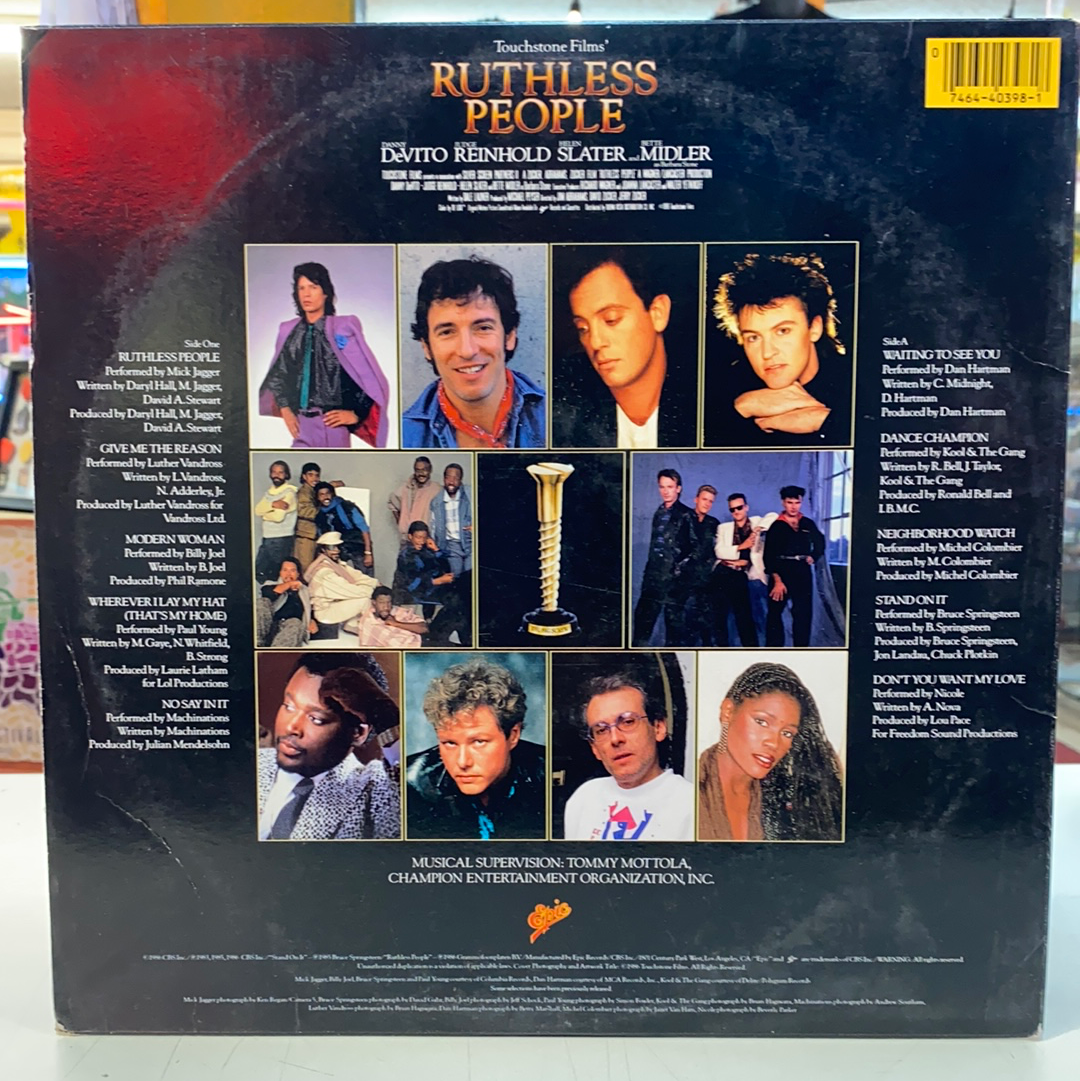 Ruthless People (The Original Motion Picture Soundtrack) (Vinyl)