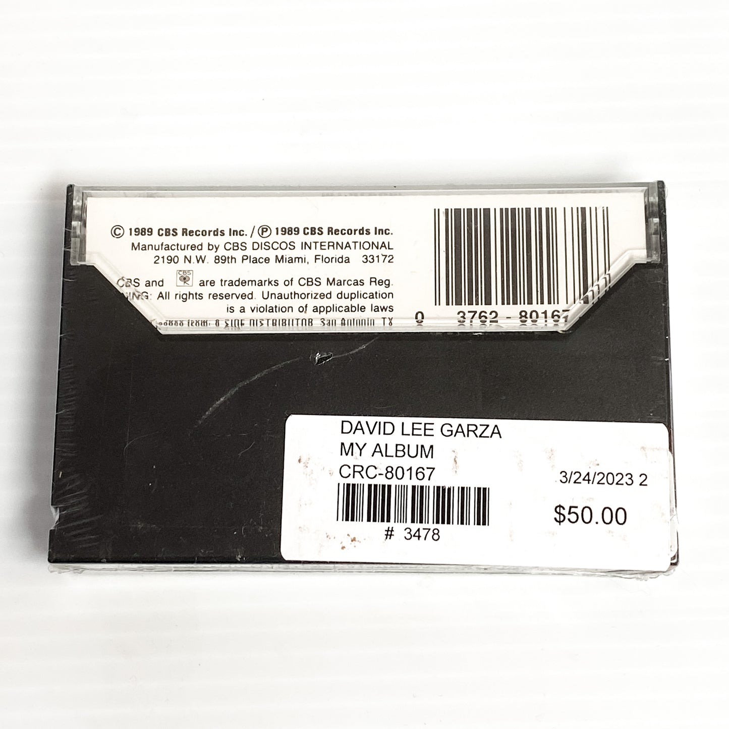 David Lee Garza y Los Musicales - My Album (Cassette)