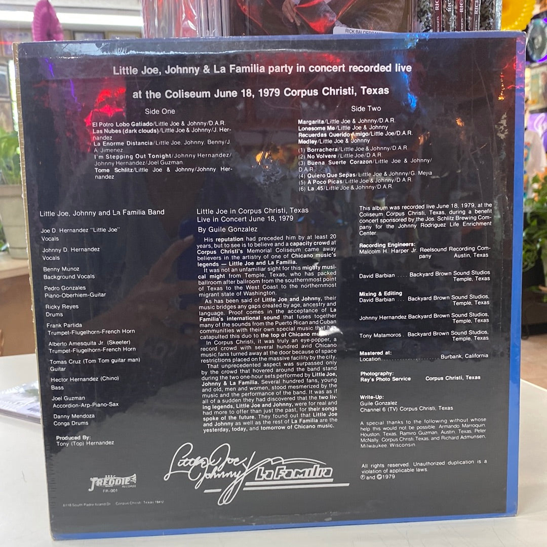 Little Joe, Johnny Y La Familia - Live For Schlitz (Vinyl)