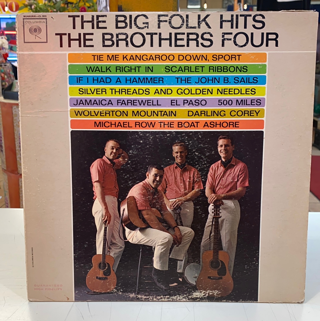 The Brothers Four The Big Folk Hits Del Bravo Record Shop