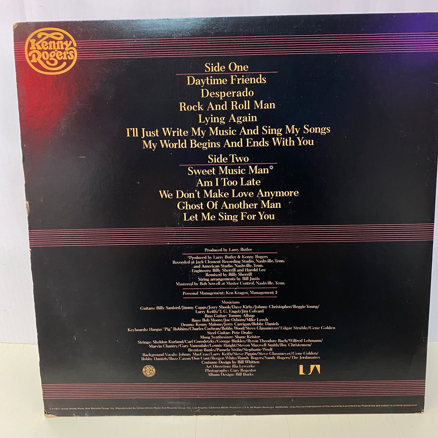 Kenny Rogers - Daytime Friends (Vinyl)