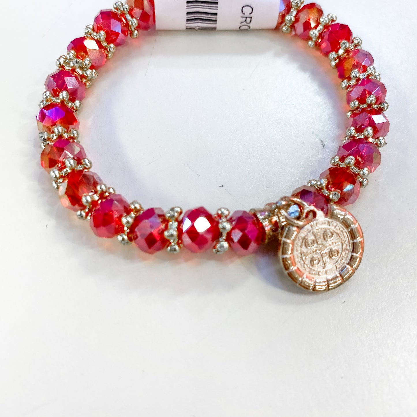 St Benedict Bracelet- Red