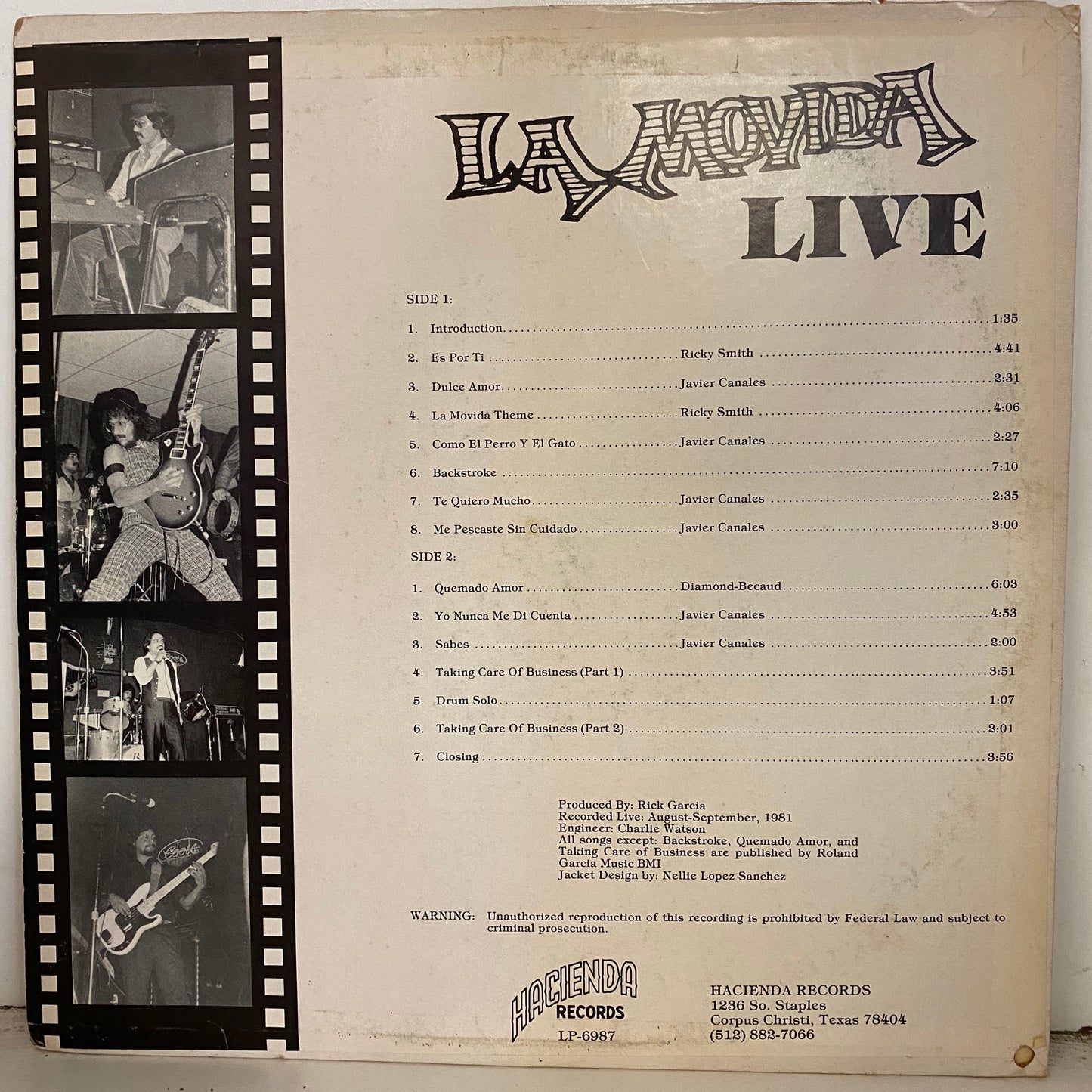 La Movida - Live (Vinyl)