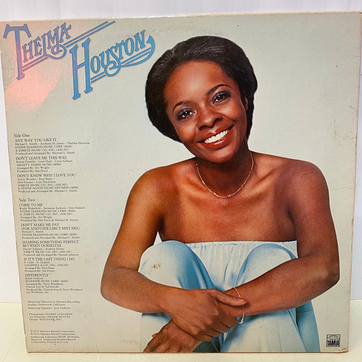 テルマ・ヒューストン - エニー・ウェイ・ユー・ライク・イット (ビニール盤)