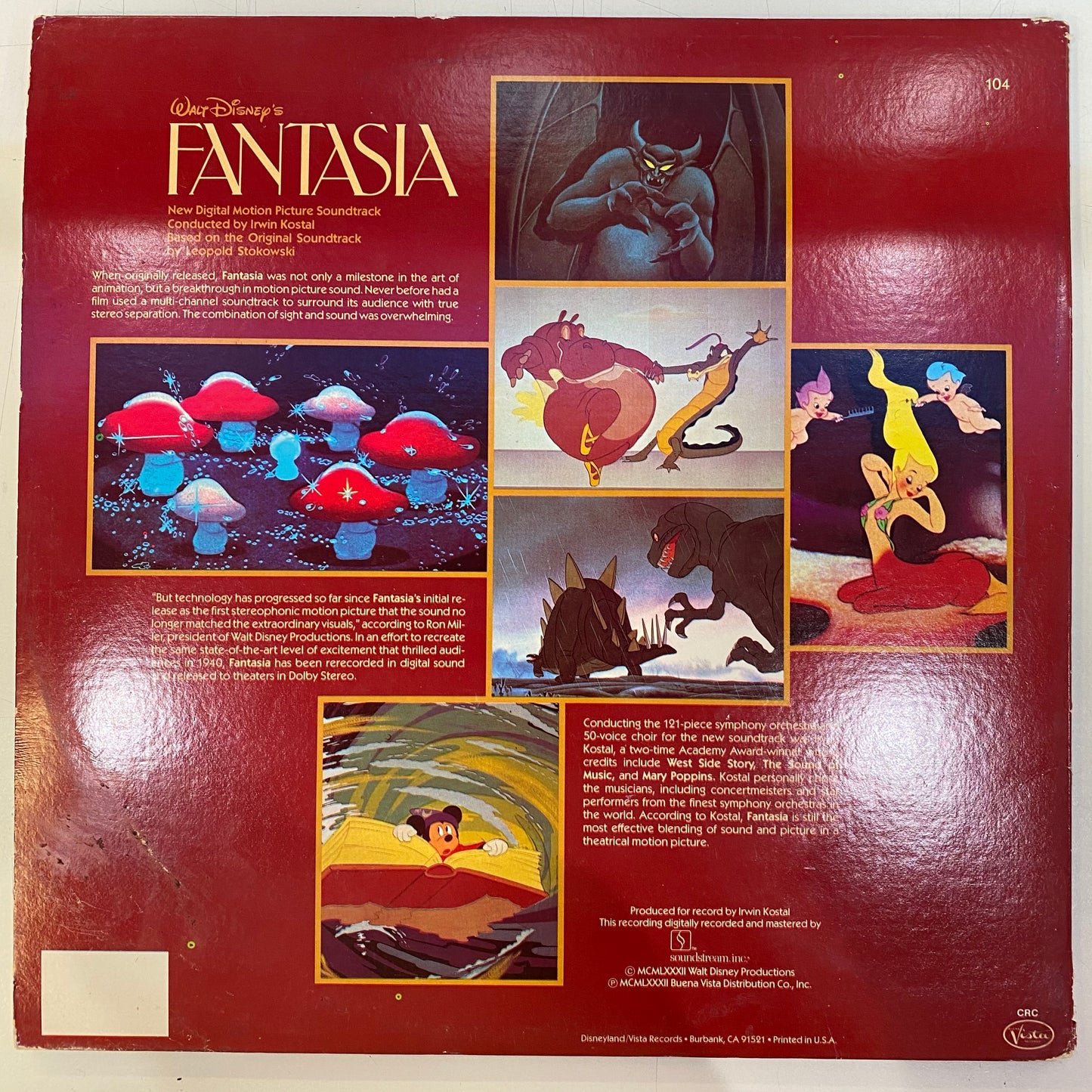 Walt Disney’s Fantasia - New Digital Motion Picture Soundtrack (Vinyl)