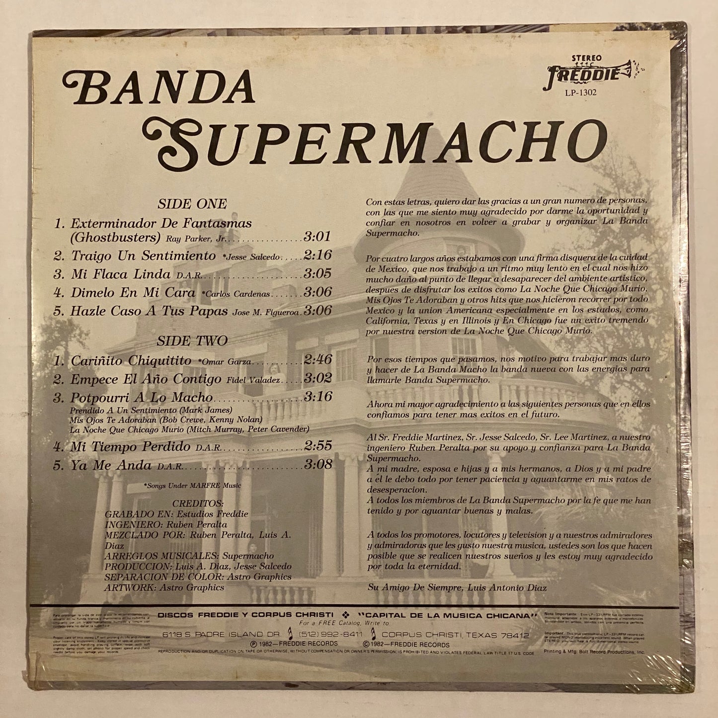 Banda Supermacho – Exterminador de Fantasmas (Ghost Busters) (Vinilo)