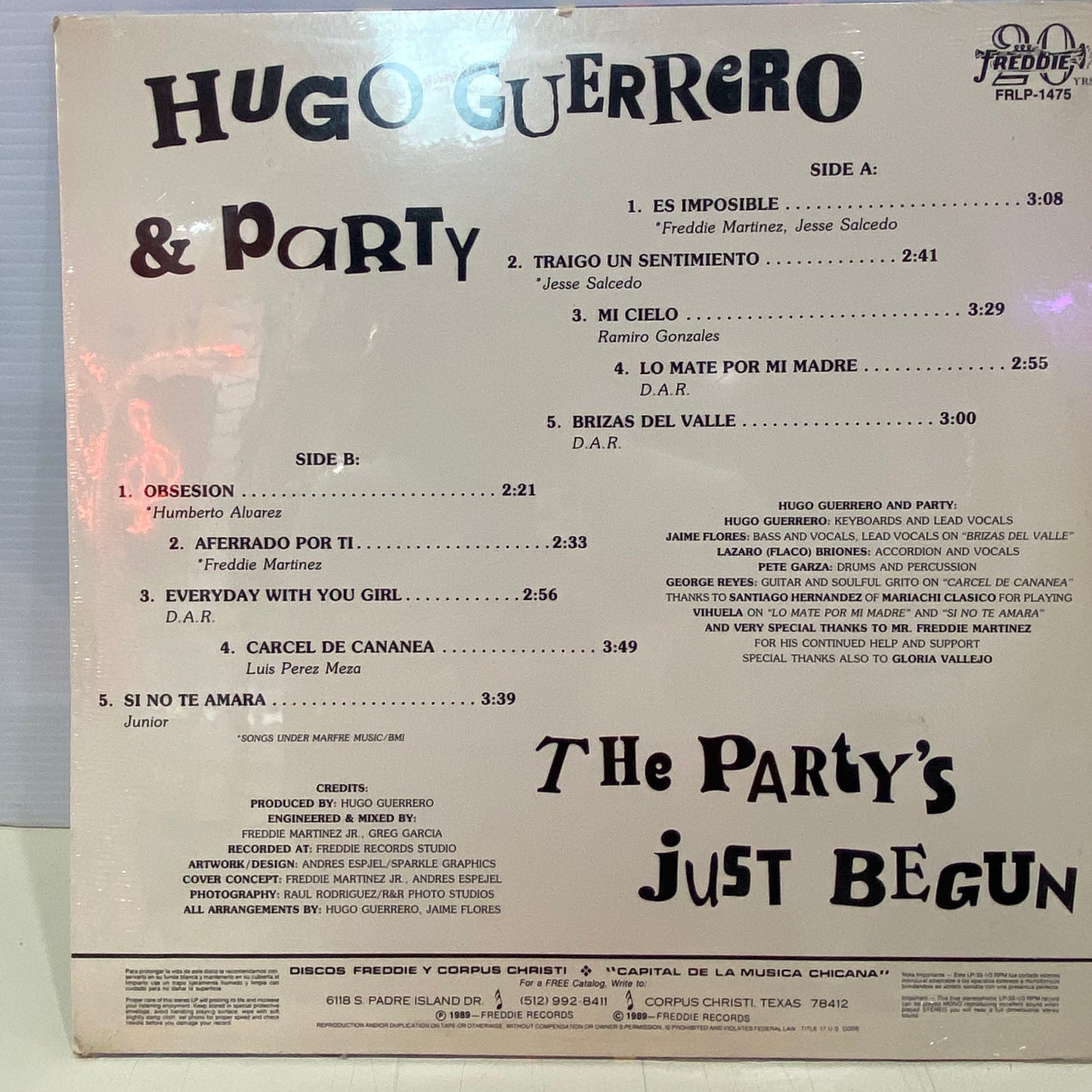 Hugo Guerrero & Party - The Party Just Begun (Vinyl)