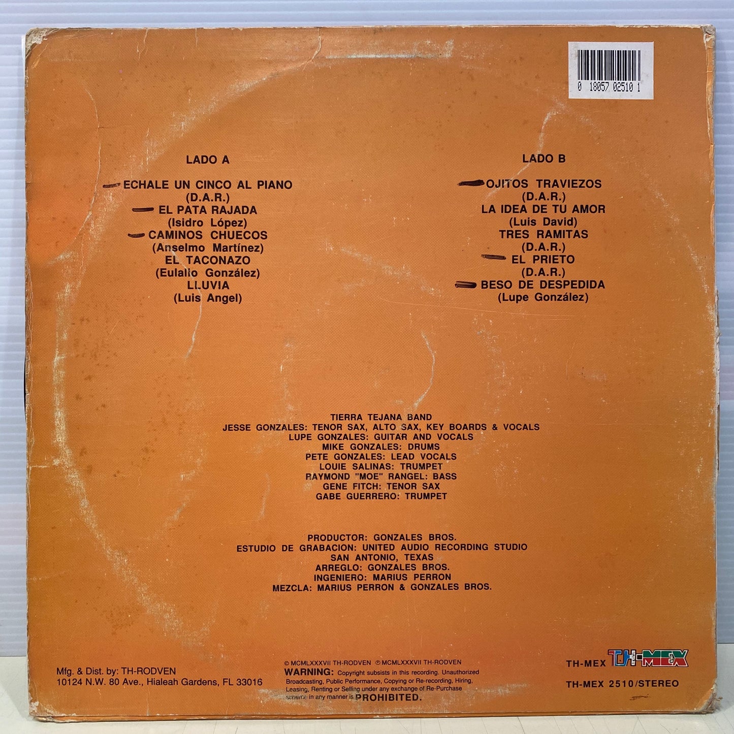 Tierra Tejana Banda - Welcome To (Open Vinyl)