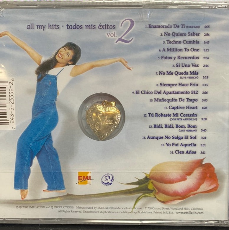 Selena - All My Hits (Todos Mi Exitos Vol 2 *2000 (CD)