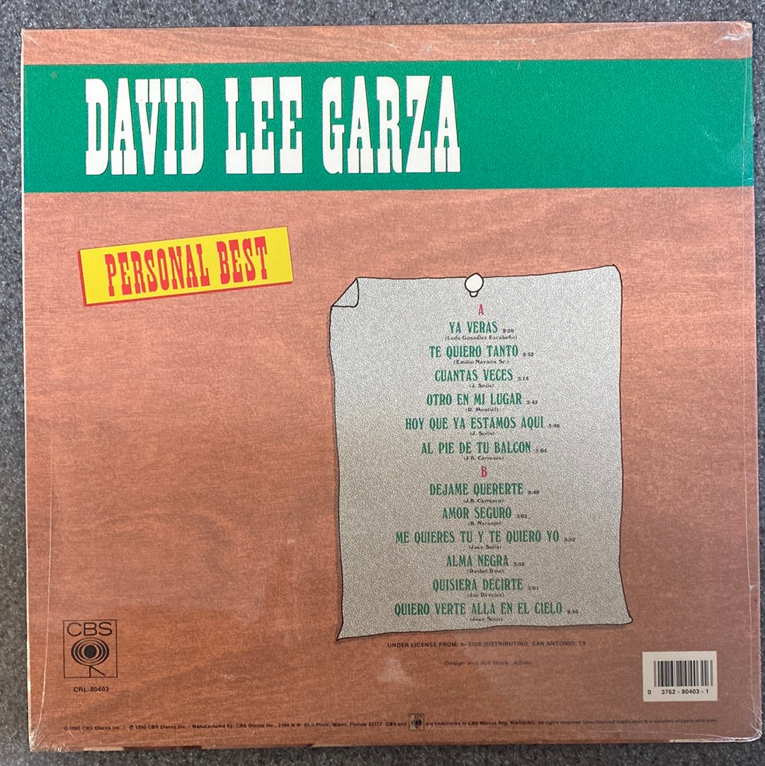 David Lee Garza Y Los Musicales - パーソナル ベスト (アナログ盤)
