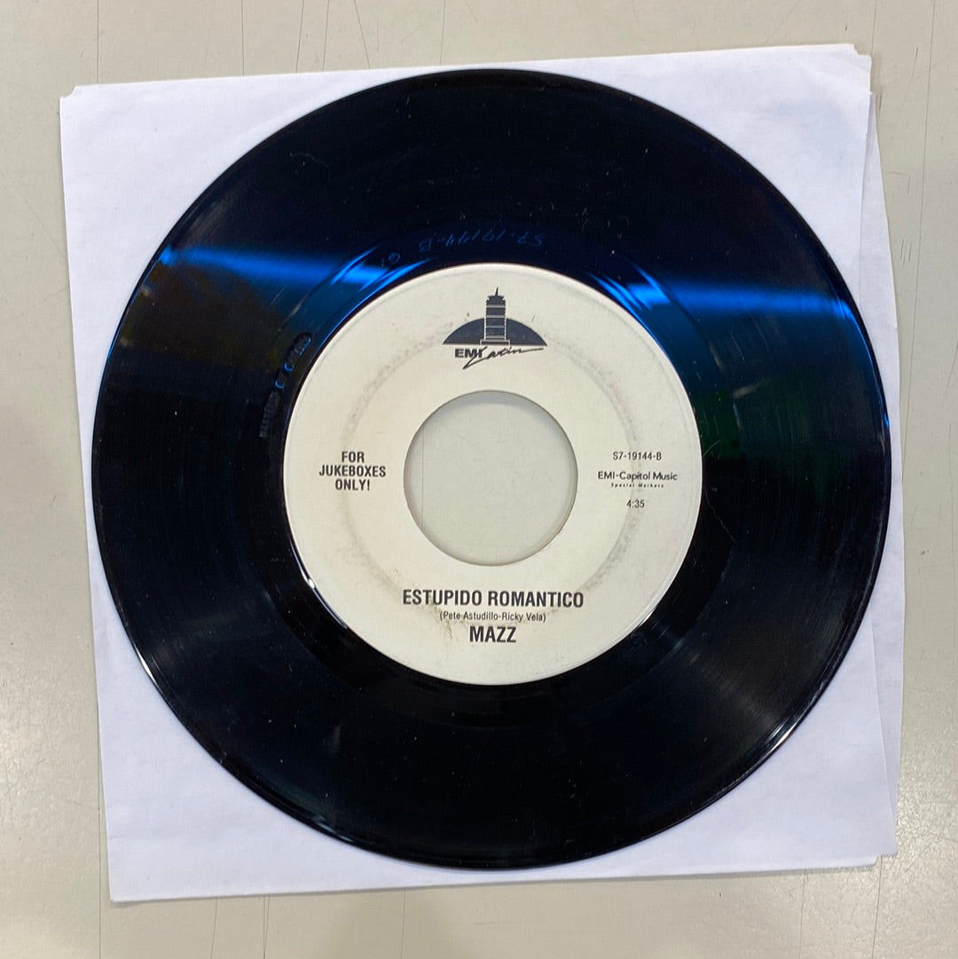 Mazz - Estupido Romantico / Mas Y Mas (45 RPM)