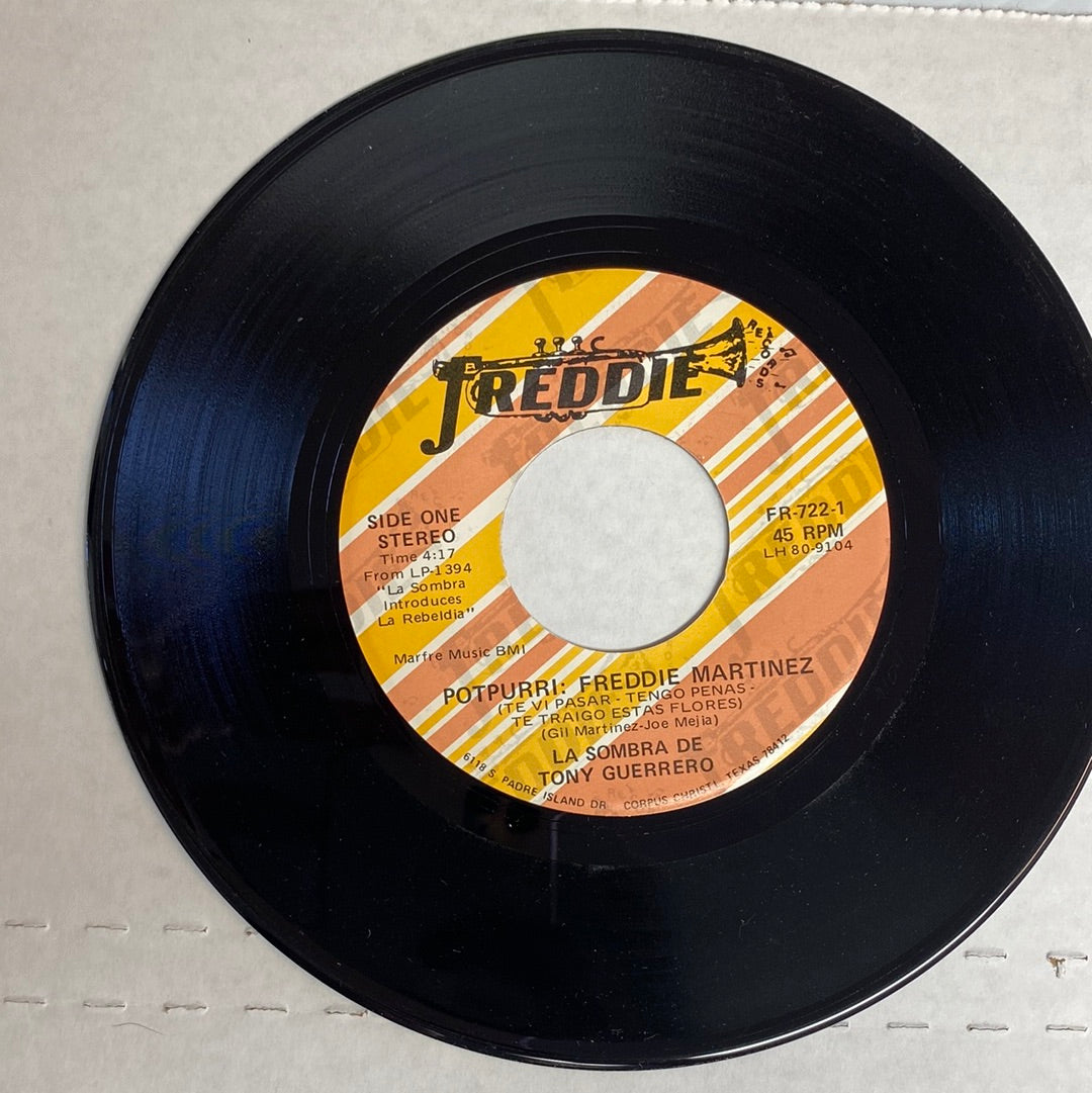 La Sombra De Tony Guerero - Potpurri / El Bloque De Amor (45 RPM)