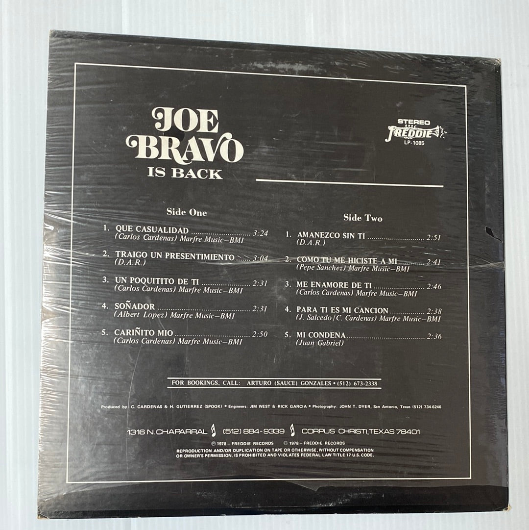 Joe Bravo - Joe Bravo Is Back (Vinyl)