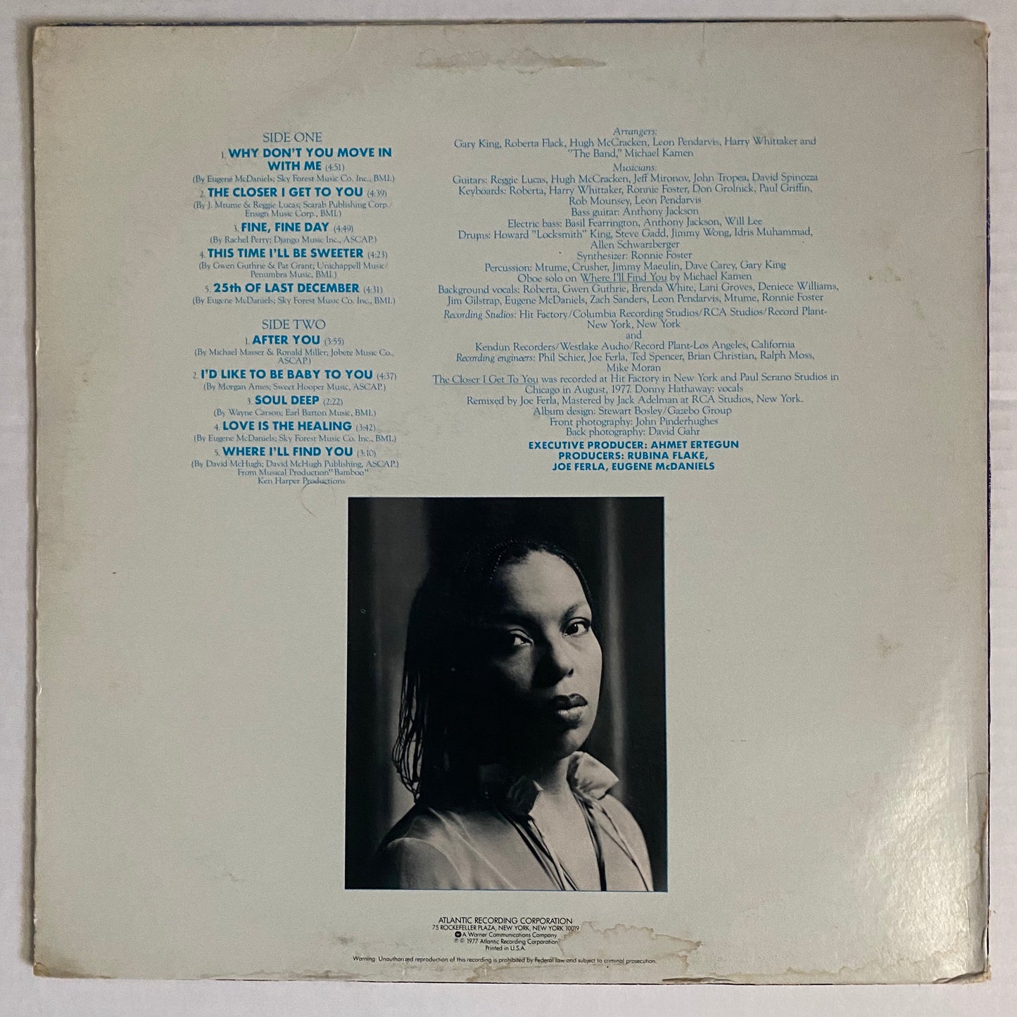 ロバータ・フラック - ブルー・ライツ・イン・ザ・ベースメント