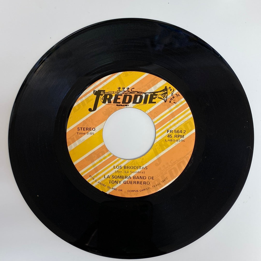 La Sombra Band De Tony Guerrero - Los Broditas / Mi Guerita Coca Cola (45 RPM)