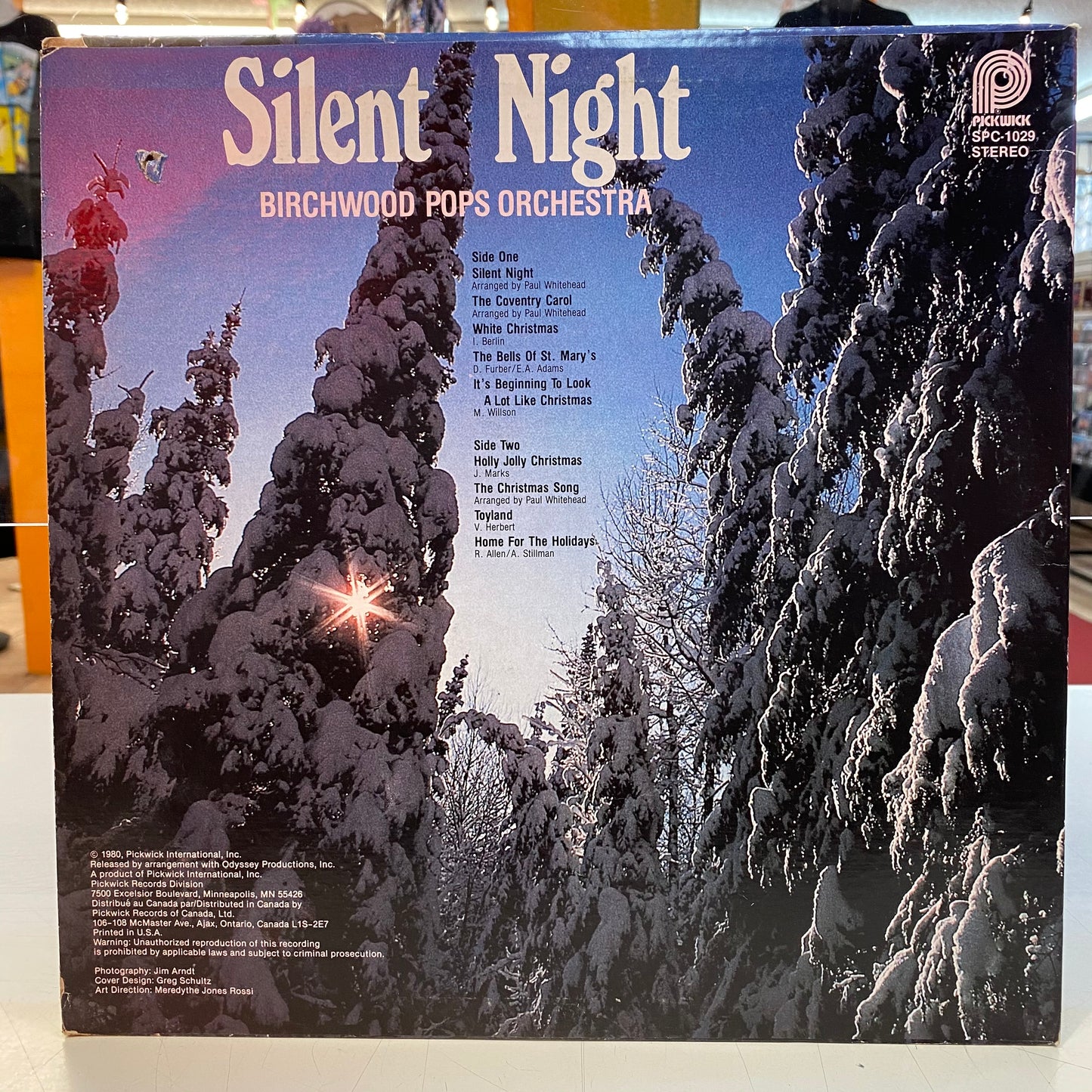 Birchwood Pops Orchestra-Silent Night (Vinyl)