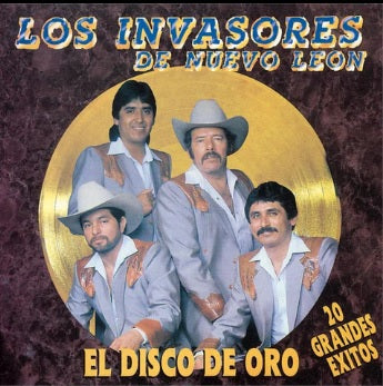 Los Invasores De Nuevo Leon - El Disco De Oro, 20 Grandes Exitos (CD)
