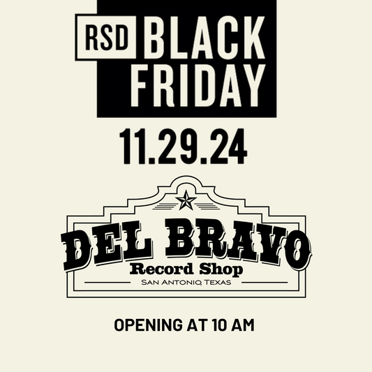 Celebrate Record Store Day Black Friday 2024 with Del Bravo Record Shop!