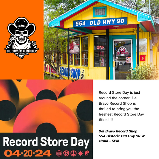 🎉 Celebrating Record Store Day at Del Bravo Record Shop! 🎶🎶