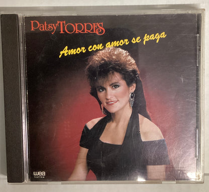 *OPENED*1990: Patsy Torres – Amor Con Amor Se Paga (CD)
