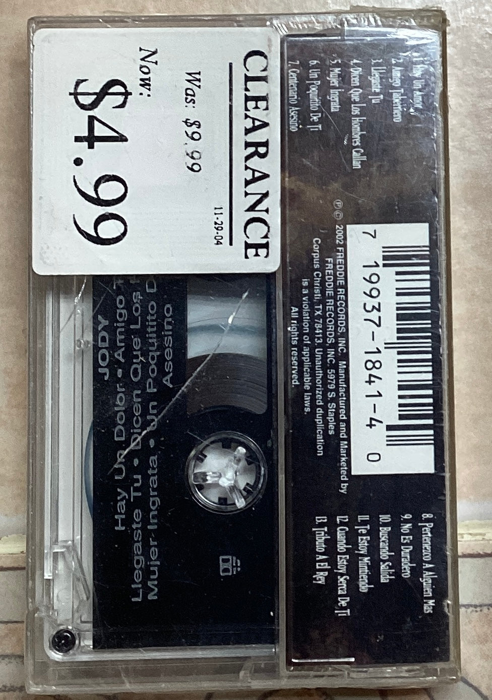 Jody Farias - Pertenezco A Ti (Cassette)