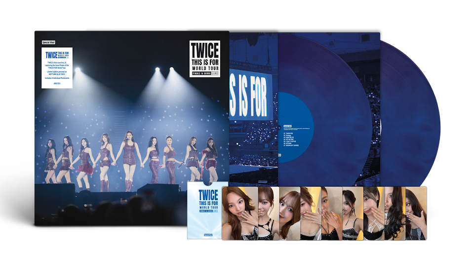 *Pre Order 10*1626: TWICE-  Special Vinyl (THIS IS FOR) WORLD TOUR FINALE in SEOUL - LIVE [Neptune Blue Vinyl]