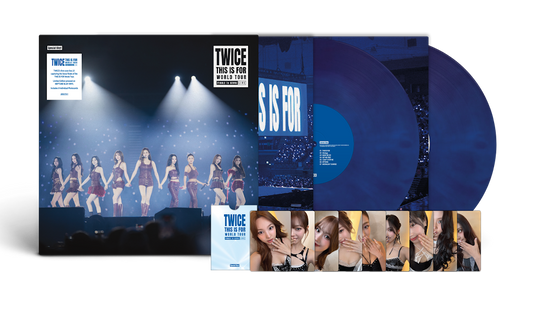 *Pre Order 10*1626: TWICE-  Special Vinyl (THIS IS FOR) WORLD TOUR FINALE in SEOUL - LIVE [Neptune Blue Vinyl]