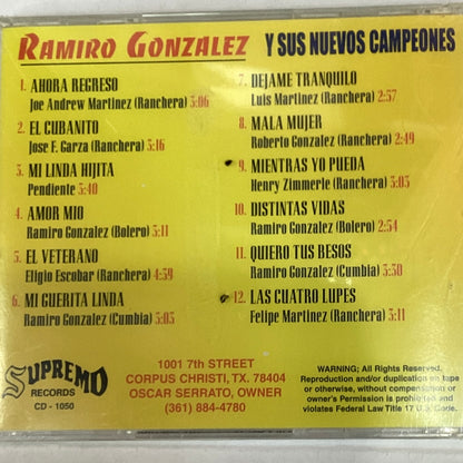 Ramiro Gonzalez y Sus Nuevos Campeones (CD)