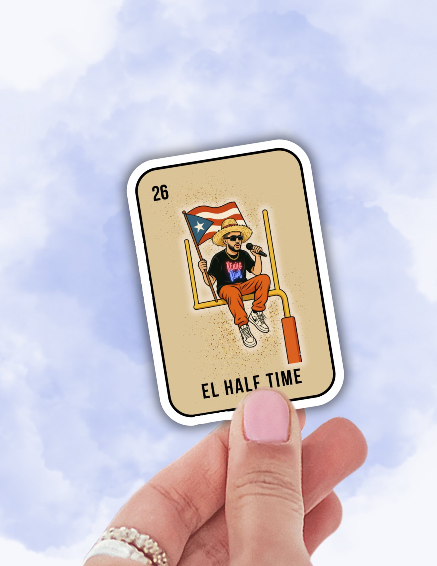 Superbowl sticker,latina decal, bunny sticker for laptop