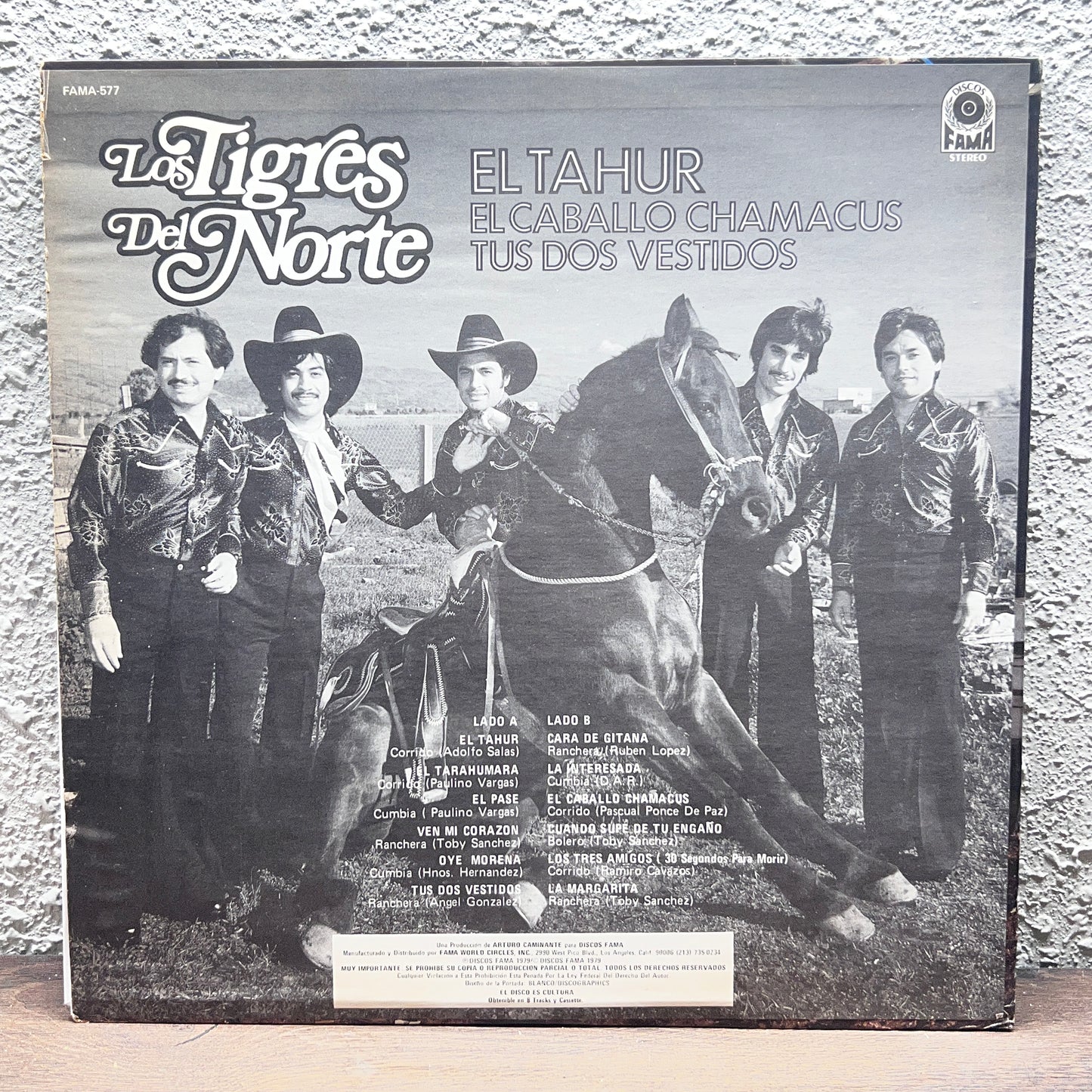*Open *1986 - Tigres Del Norte -El Tahur (Vinyl)