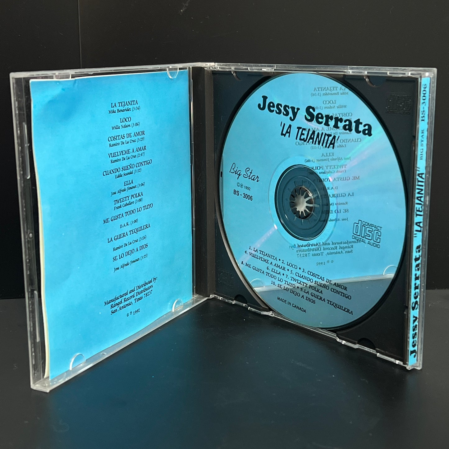 *Open: Jessy Serrata And The New Wave - La Tejanita (CD)
