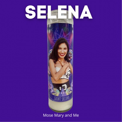The Luminary Selena Quintanilla Altar Candle
