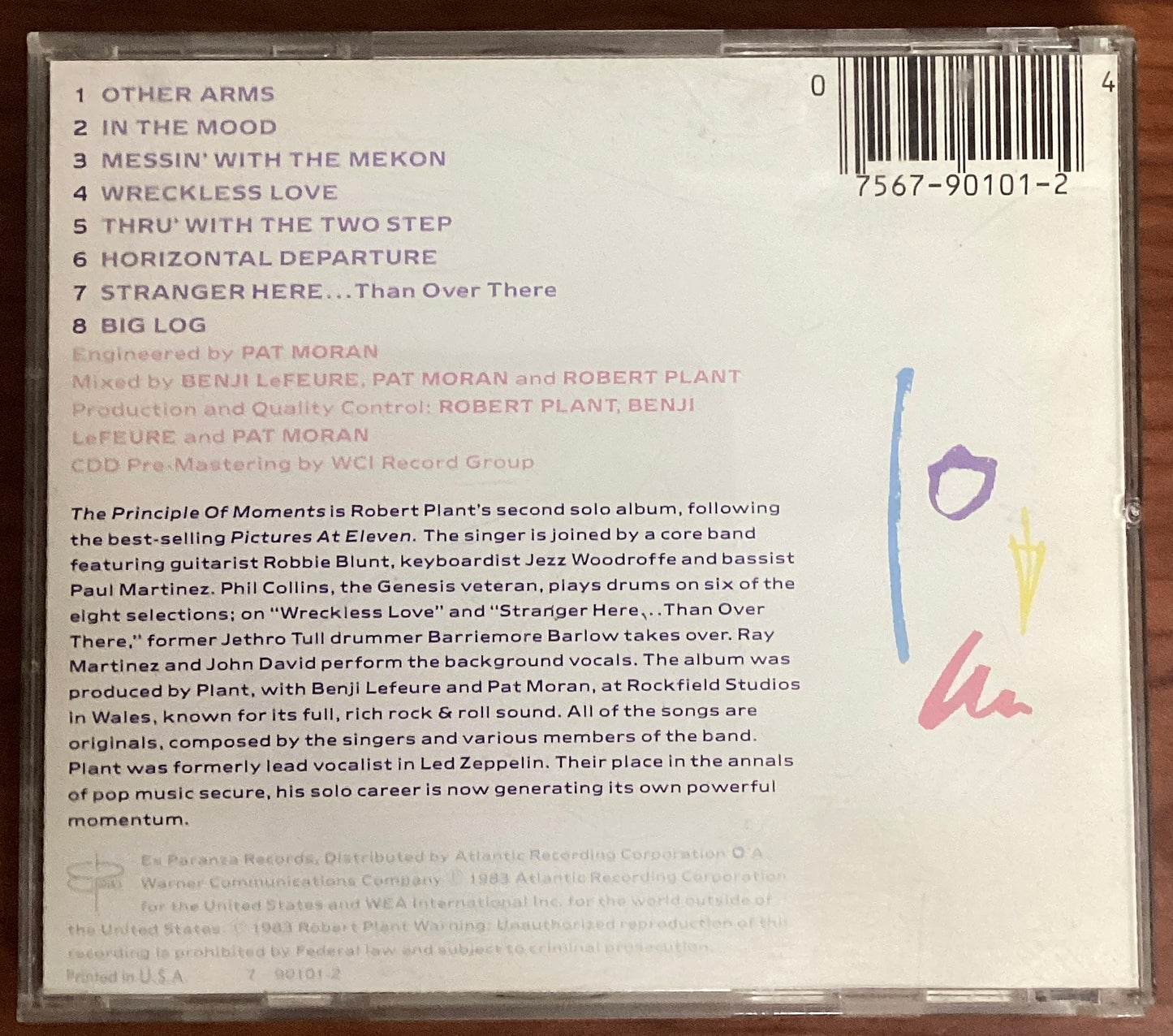 Robert Plant – The Principle Of Moments (CD)