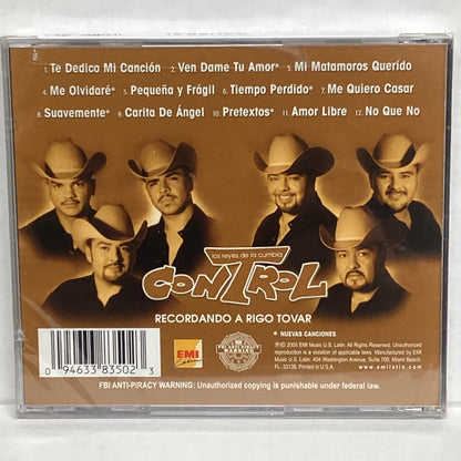 Control Los Reyes De La Cumbia - Recordando A Rigo Tovar (CD)