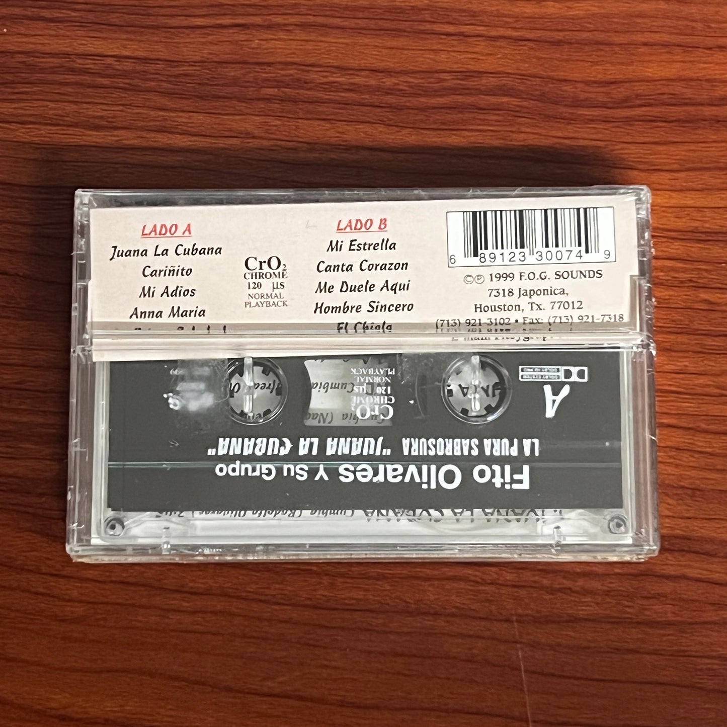 *Sealed: Fito Olivares - Juana La Cubana (Cassette)